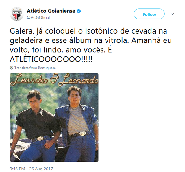 Twitter do Atlético-GO pira e comemora muita a vitória sobre o Corinthians 10 0002050263456 img