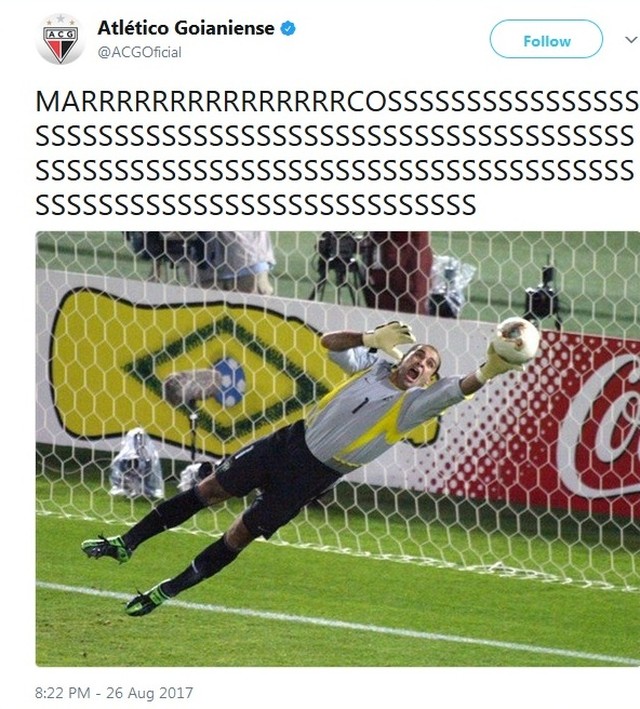 Twitter do Atlético-GO pira e comemora muita a vitória sobre o Corinthians 2 0002050263464 img