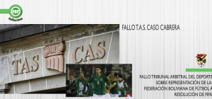 Eliminatórias: CAS rejeita recurso da Bolívia e mantém punição ao país