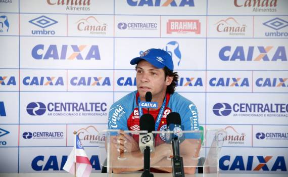 Técnico do Bahia fala em ‘grande desafio’ ao ser efetivado e cita sobre Caio Júnior
