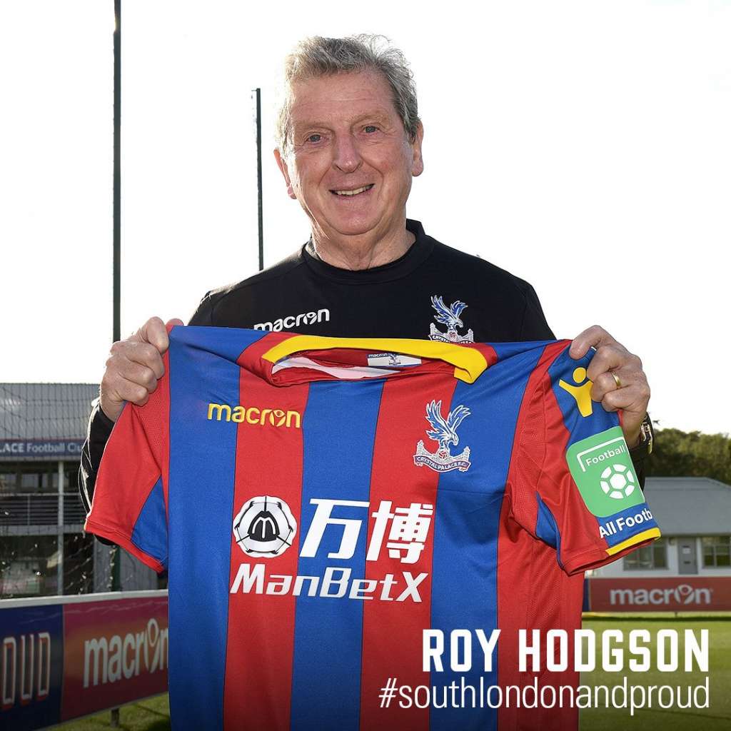 Crystal Palace anuncia chegada de Roy Hodgson, ex-técnico da seleção inglesa