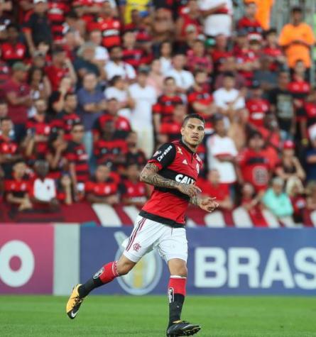 Guerrero marcou o primeiro gol do Flamengo na vitória sobre o Sport