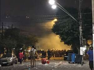 Torcedores santistas entram em confronto com a PM após eliminação na Libertadores