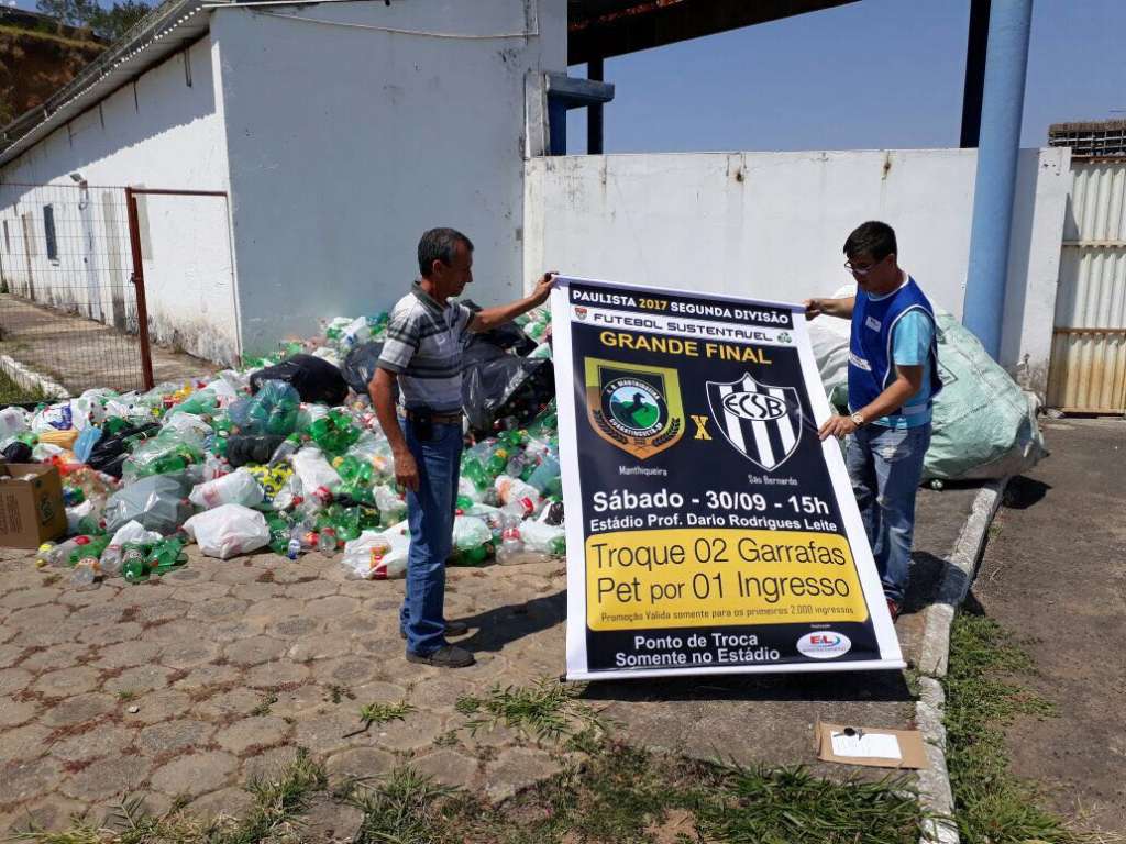 Em menos de dois dias, quatro mil ingressos foram trocados no Projeto Futebol Sustentável para essa final