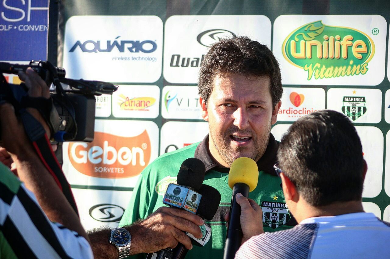 Fernando Marchiori comemora 6 a 0 e “perfeição tática” do Maringá na Taça FPF