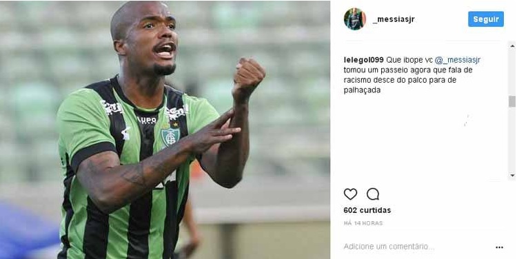 Série B: Alexandro rebate Messias, do América-MG: “pára de palhaçada”