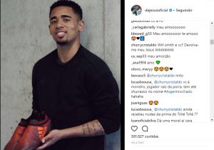 Ex-Palmeiras, Cristaldo zoa atacante da seleção: “Will Smith?”