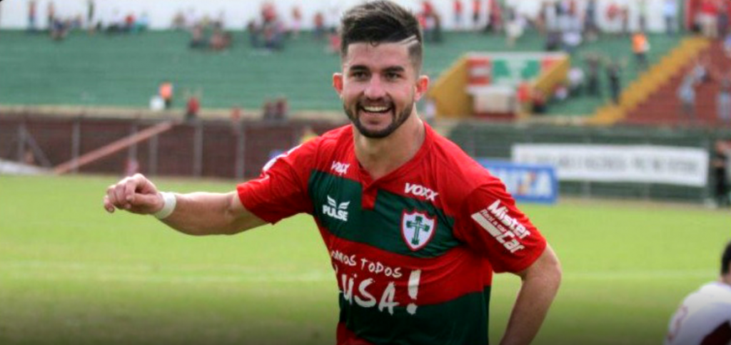 Guilherme Queiróz é artilheiro da Portuguesa na Copa Paulista (Foto: Divulgação/Portuguesa) 