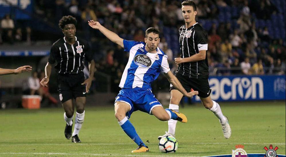 Em amistoso na Espanha, time sub-20 do Corinthians toma de 7 a 0 do La Coruña