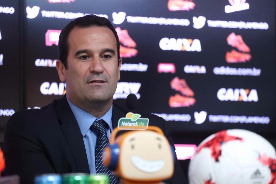 Apresentado, novo vice de futebol do Flamengo fala em título da Sul-Americana