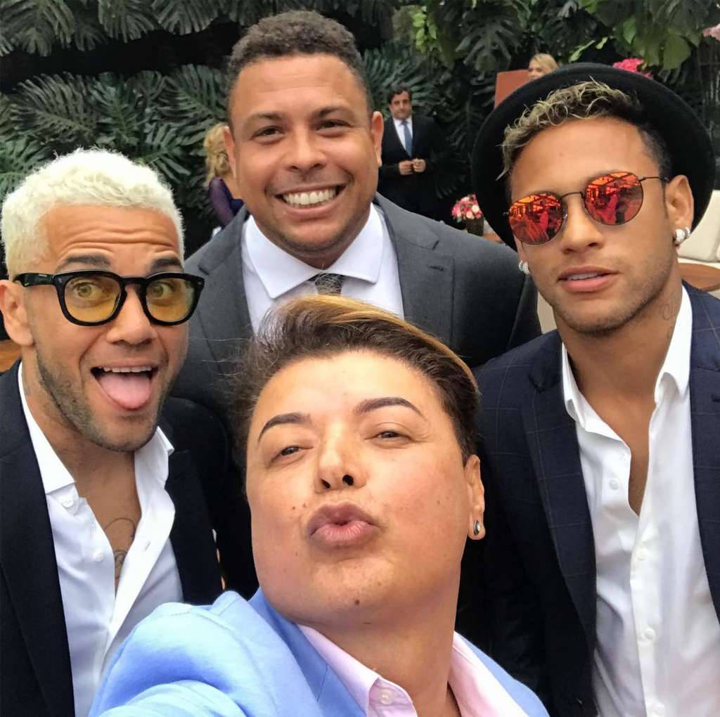 Neymar e Daniel Aves encontraram Ronaldo Fenômeno e o 
