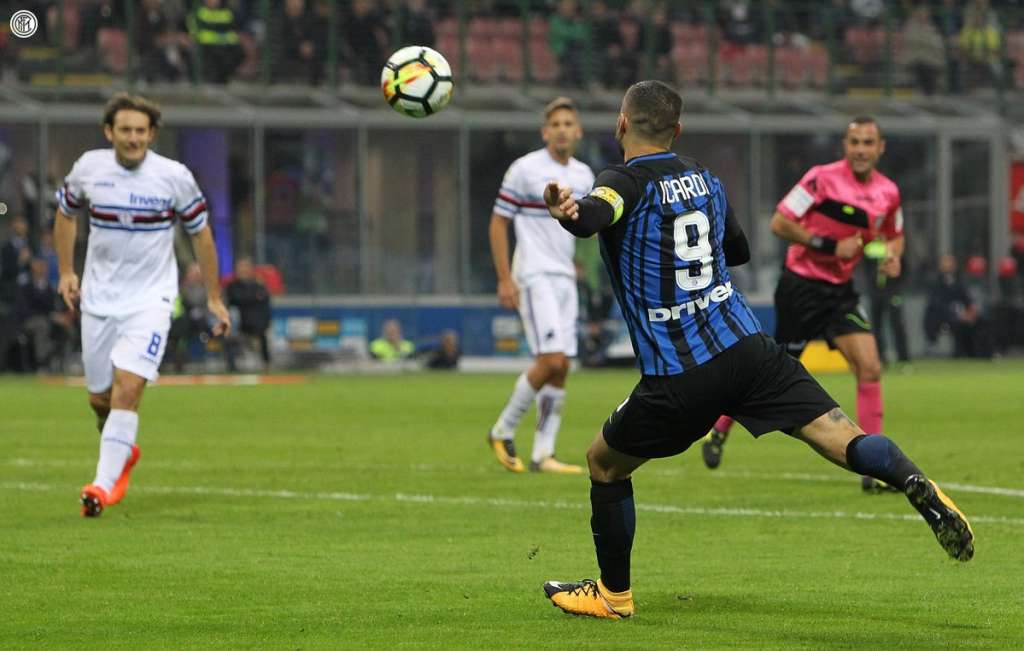 Com dois gols de Icardi, Internazionale vence e vira líder provisória