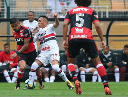 São Paulo bateu o lanterna Atlético-GO e ganhou fôlego