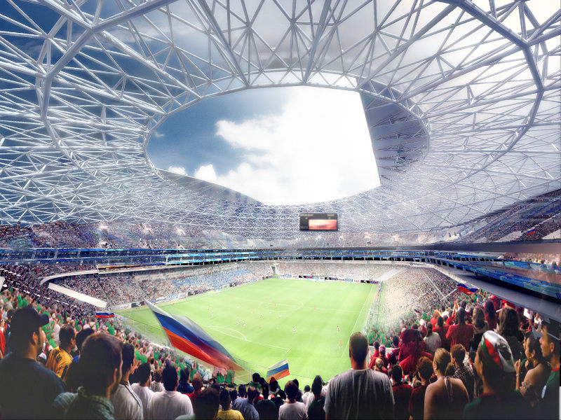 Rússia admite atrasos em estádios, mas nega preocupação para a Copa do Mundo