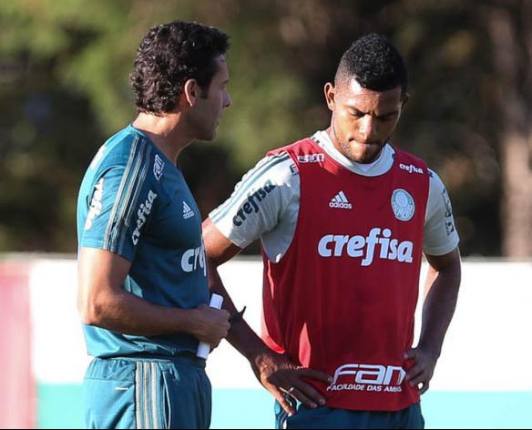 Valentim têm dado atenção especial a Borja (Foto: César Greco / Palmeiras)