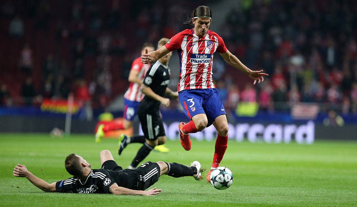 Espanhol: Filipe Luis sofre lesão muscular e desfalca Atlético de Madrid no sábado