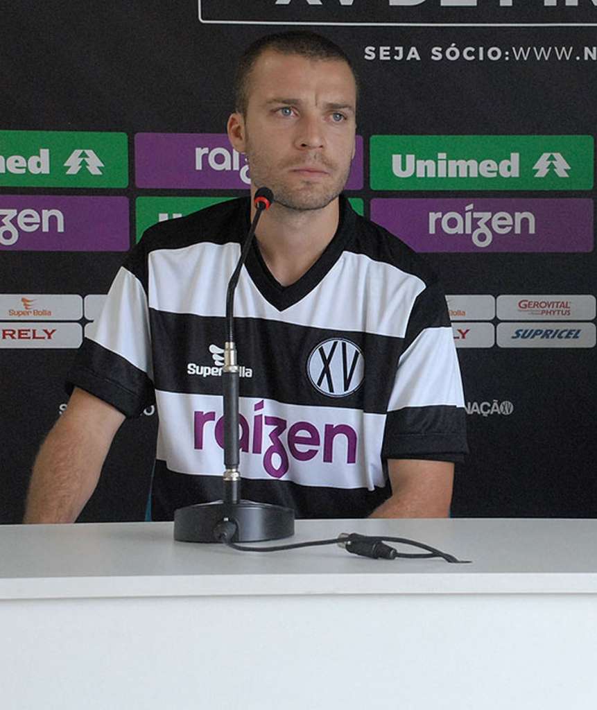 O volante Bruno Formigoni volta a ficar à disposição (Foto: Eduardo Castellari / XV de Piracicaba)