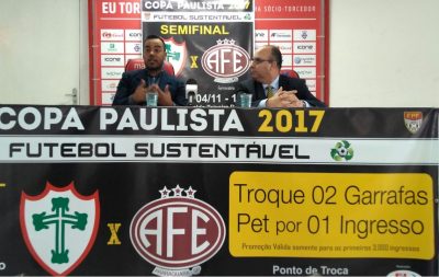 Troca de ingressos do Futebol Sustentável para Portuguesa x Ferroviária está valendo