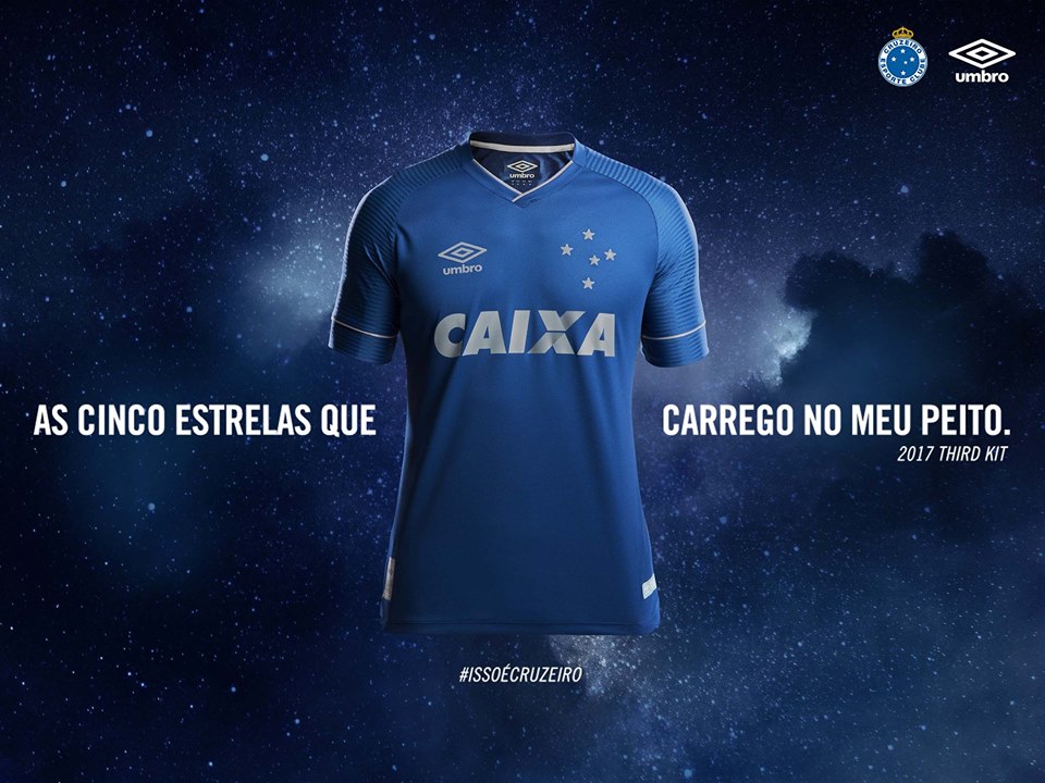 Com detalhes em prata, Cruzeiro apresenta seu terceiro uniforme