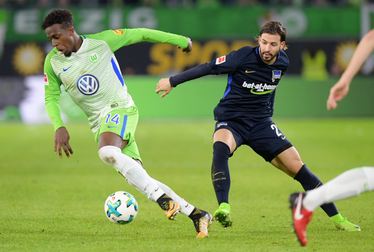 ALEMÃO: Hertha Berlin faz gol relâmpago e depois busca empate em 3 a 3 contra Wolfsburg