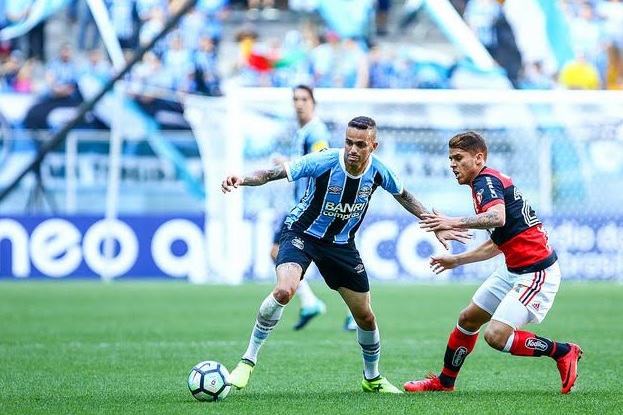 O Flamengo saiu na frente, mas levou a virada do Grêmio na Arena do Grêmio