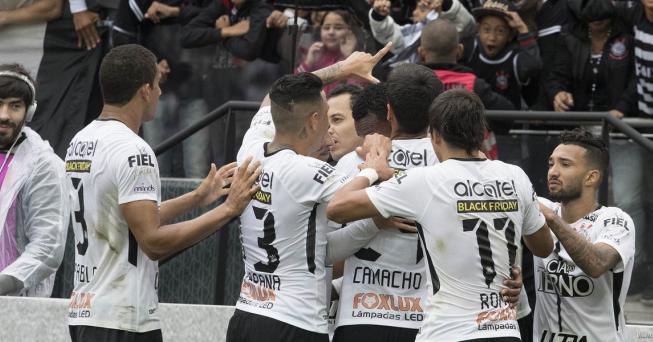 Corintianos mostraram muita raça e mereceram vencer o Palmeiras. Foto: Corinthians - Oficial