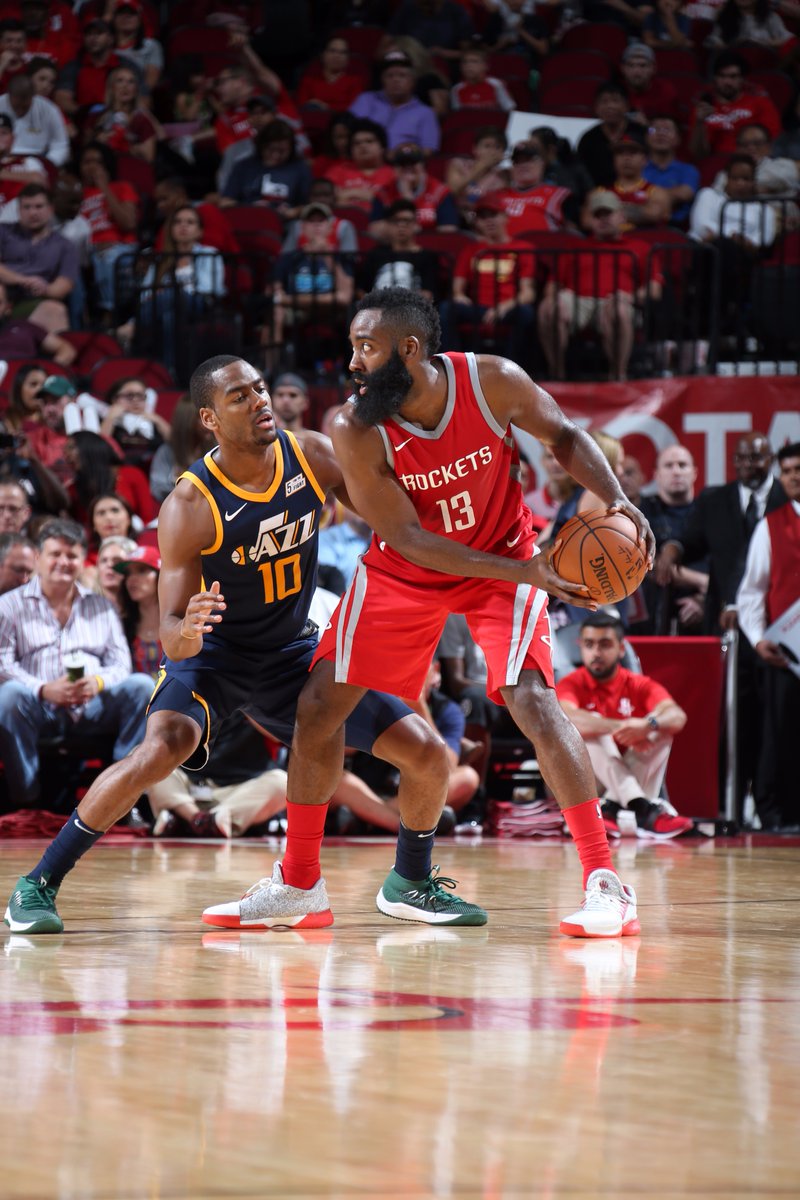 NBA: Com recorde pessoal de Harden, Rockets arrasa Jazz e segue na ponta do Oeste