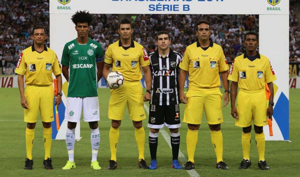 Marielson Alves Silva apitou o jogo entre Ceará x Guarani