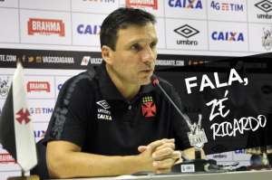 Zé Ricardo prevê jogo 'agradável' e 'ofensivo' em duelo entre Vasco e São Paulo