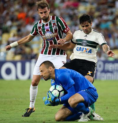 Coritiba teve boa atuação contra o Fluminense no Rio