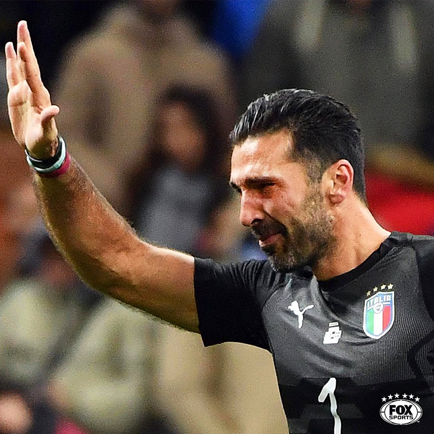 Repescagem: Buffon chora ausência da Itália na Copa e anuncia aposentadoria da seleção