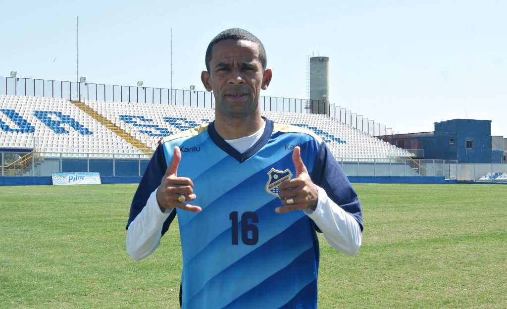 Wellington Saci é o novo reforço do Água Santa (Foto: Michael Sanches/Água Santa)  