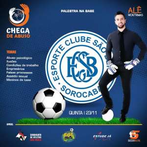 Palestra na região de Sorocaba abordará assédio sexual no futebol de base
