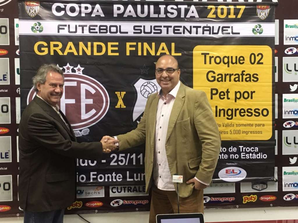 Na coletiva de imprensa de apresentação do projeto estavam presentes Edvaldo Ferraz, o presidente da Ferroviária Carlos Salmazo