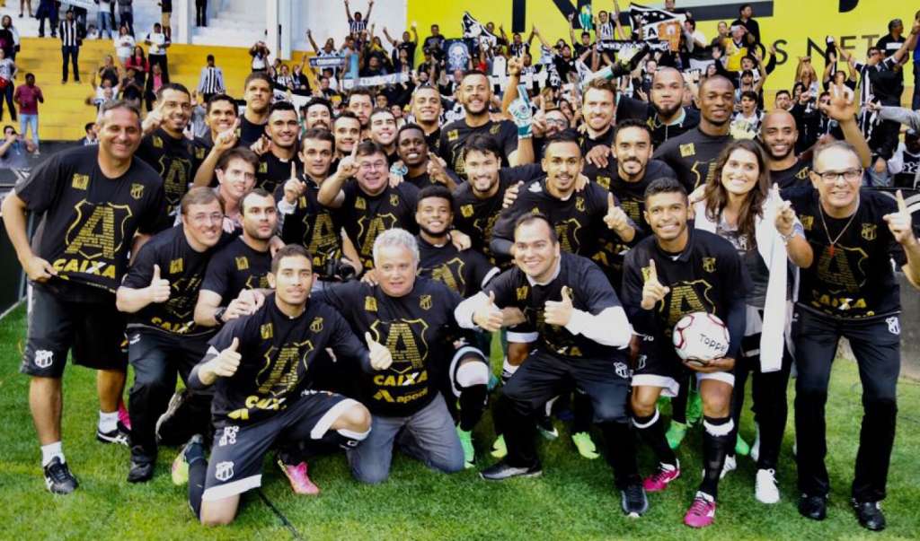 O Ceará conseguiu o acesso para a elite do futebol brasileiro nesta temporada (Foto: Christian Alekson/cearasc.com) 