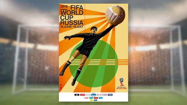 Fifa lança pôster oficial da Copa do Mundo com homenagem a goleiro Lev Yashin