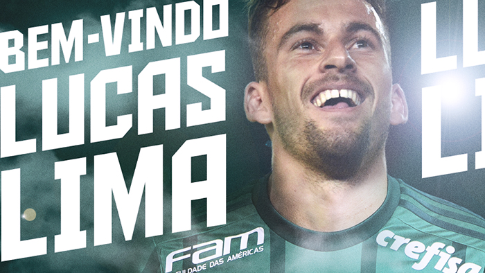 Palmeiras confirma acerto e assina contrato de 5 anos com Lucas Lima