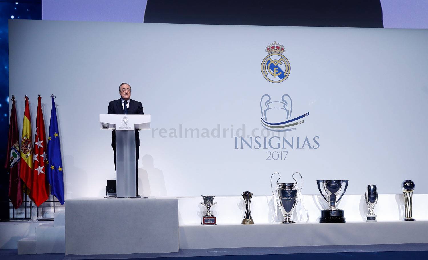 Espanhol: Florentino minimiza momento do Real Madrid e exalta trabalho de Zidane