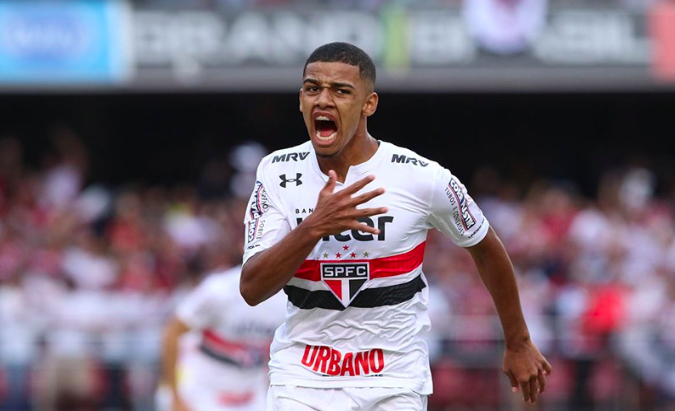 Com gol de Brenner (foto), São Paulo empata em casa na despedida do Brasileirão. Foto: saopaulofc.net