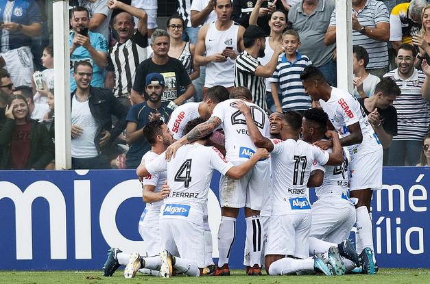 Santos saiu na frente, mas cedeu o empate ao rebaixado Avaí