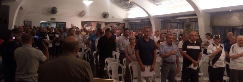 Salão Nobre da Ponte Preta esteve lotado para aclamar José Armando Abdalla