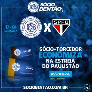 Paulistão: Sócios torcedores vão economizar para assistir estreia do São Bento