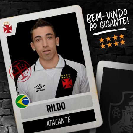 Rildo vai defender o Vasco em 2018 (Arte: Divulgação / Vasco)