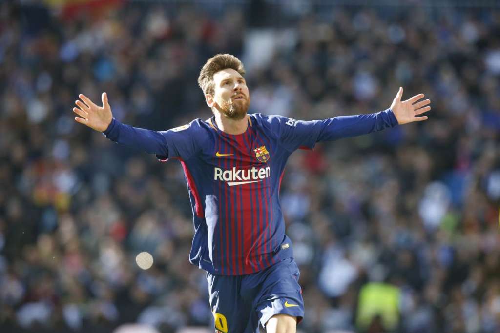 Messi marcou um dos gols da vitória do Barça Messi marcou um dos gols da vitória do Barça
