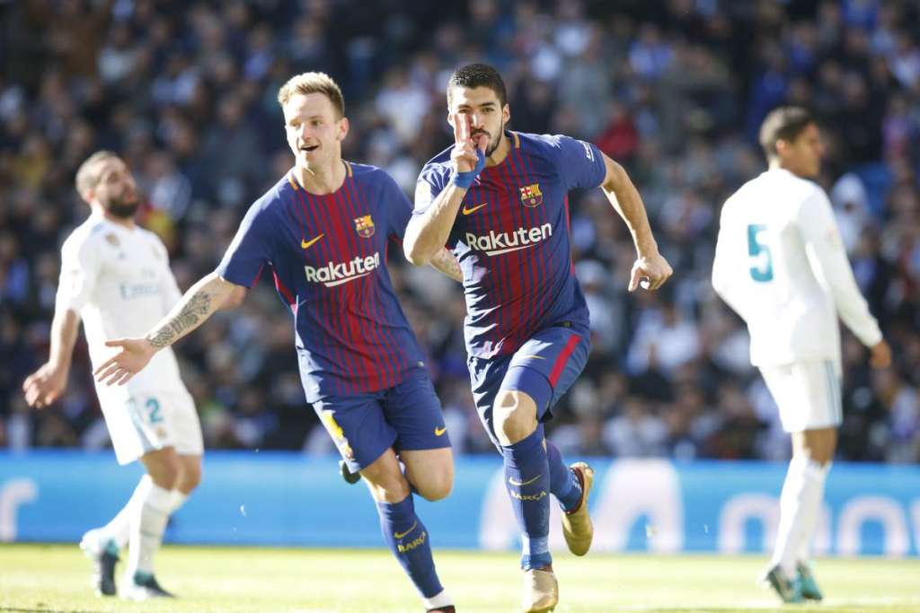 Suárez abriu o placar em grande contra-ataque no início do 2º tempo