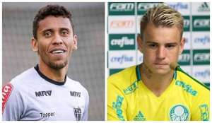 Palmeiras e Atlético-MG acertam detalhes para trocar Marcos Rocha por Róger Guedes