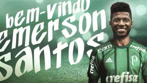 Oficializado pelo Palmeiras, Emerson Santos assina por cinco anos com o Palmeiras