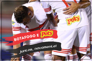 Paulistão: Botafogo renova patrocínio com a Poty pelo 4º ano consecutivo