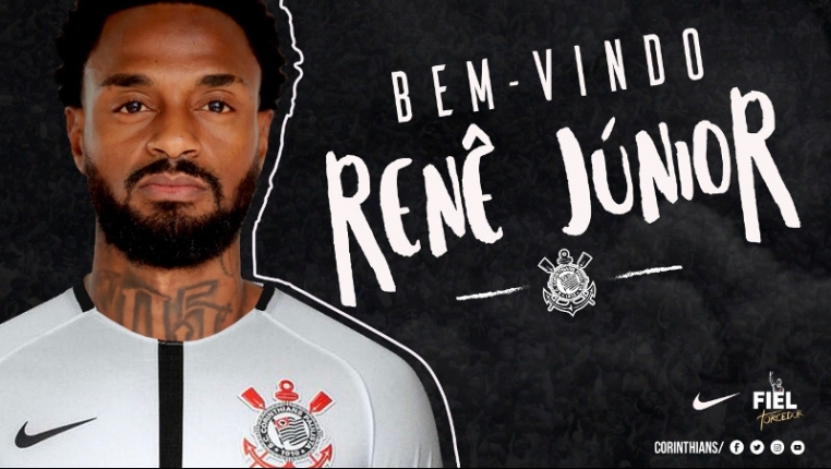 Corinthians anuncia a contratação do volante Renê Junior por três temporadas