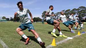 Roger Machado comanda primeiro treinamento com bola no Palmeiras na pré-temporada